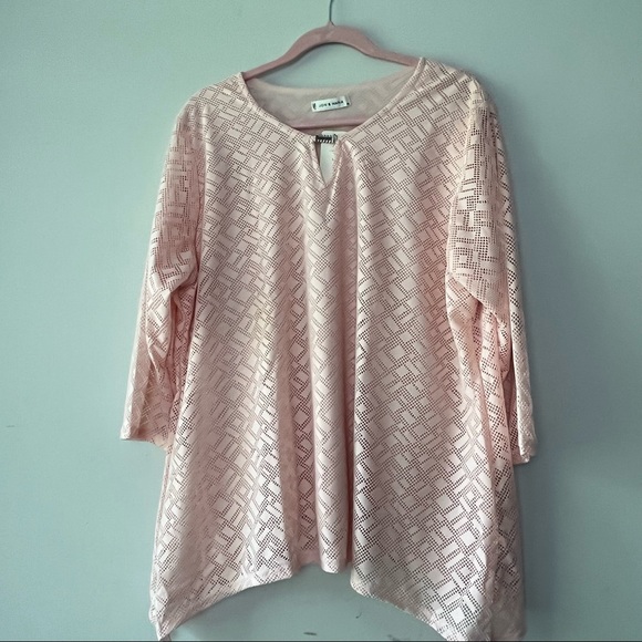 Jon & Anna Pink Top NWTS - Picture 6 of 11